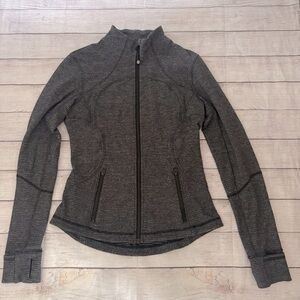 LULULEMON Grey Zip Jacket Size 6